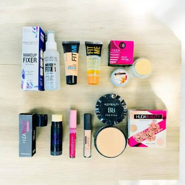 8 In 1 huda beauty Makeup Deal Makeup Fixer, Bb Cream, Foundation