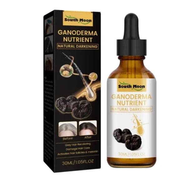 Anti-Greying, Natural Gandoderma Hair Darkening Serum – Nourish & Restore Natural Hair Color