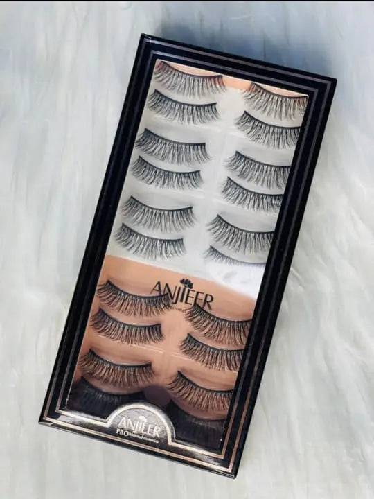 Anjeer Mink Eyelashes 10 Pairs Each Card