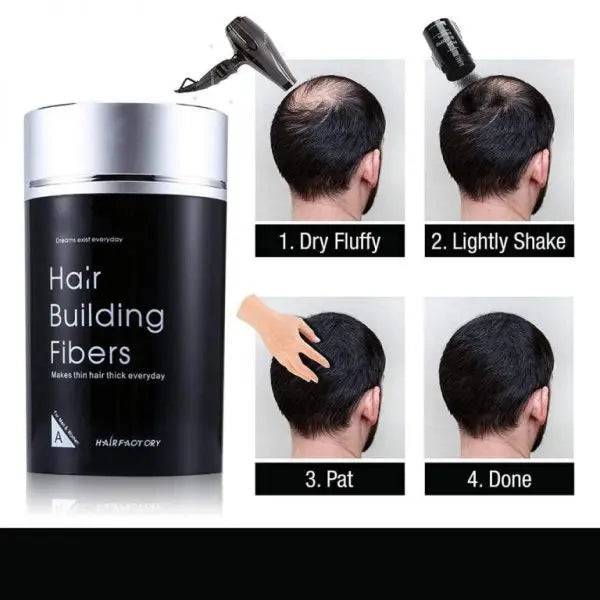 Hair loss treatment, Dexe Hair Building Fibers – Instantly Thicken Thin Hair for Men & Women