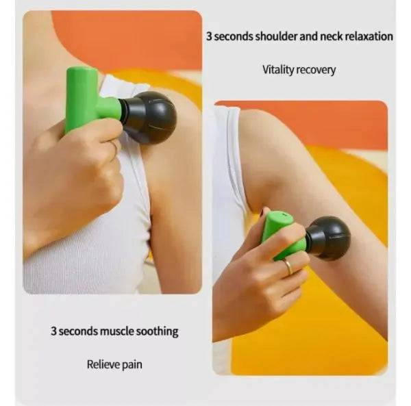 Best Pain Reliever for Muscle Pain –Mini Rechargeable Muscle Massager