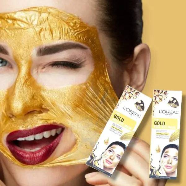 24K Gold peel -off Whitening face mask